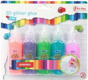 Glitzerkleber versch. Farben (2er Pack)